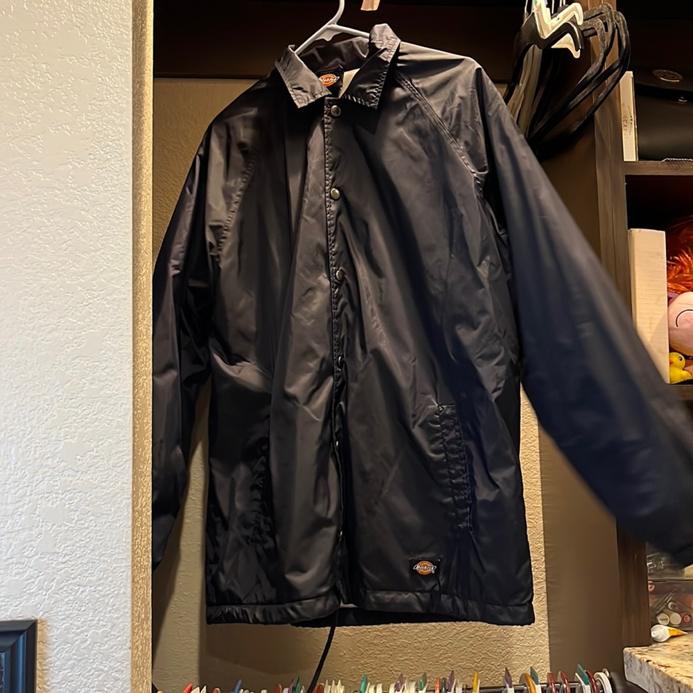 navy blue dickies wind breaker